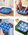 Football Shape Silicone Ice Ball Mold