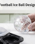 Football Shape Silicone Ice Ball Mold
