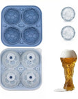 Football Shape Silicone Ice Ball Mold