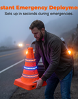 📢📢50% OFF !! ⏰Collapsible Reflective Road Cone