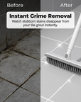 🧹 2-in-1 Grout & Corner Scrubber Brush with Squeegee🫧