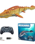2.4G RC Mosasaurus Swimming Toy with Spray