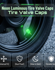 Universal Luminous Tire Valve Caps