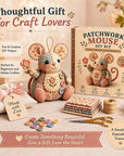⏳LIMITED TIME SALE 50% OFF🐭🧵Handcrafted Vintage Mouse Plush Sewing Kit