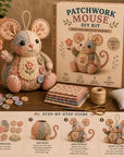⏳LIMITED TIME SALE 50% OFF🐭🧵Handcrafted Vintage Mouse Plush Sewing Kit