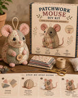 ⏳LIMITED TIME SALE 50% OFF🐭🧵Handcrafted Vintage Mouse Plush Sewing Kit