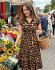 👗 50% OFF NOW! 🐆 Women's Elegant Leopard Print Lapel Dress – Chic, Flattering & Bold Statement Style 🥂