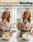 Stainless Steel Semi-Automatic Hand Egg Beater