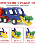 Double-Decker Dinosaur Transport Truck Toy