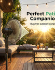 Eco-Friendly Fan Mosquito Trap