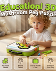 Creative 3D Mushroom Peg Puzzle