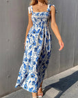 🌸Women's Summer Elegant Floral Strap Dress – Effortless Summer Resort Style ✨